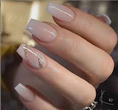 Light Pink Gel Coffin Nails Design Acrylic Coffin Nails Long Glitter Pink Coffin Nails Design Summer Sp Romantic Nails Coffin Nails Designs Bridal Nail Art