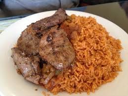Lamb Dibi And Jollof Rice Cuisine Gastronomie Plat