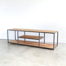Modern Tv Console Reclaimed Wood Steel Media Stand What We Make Reclaimed Wood Media Console Wood Media Console Industrial Tv Stand