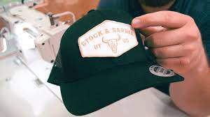 Sewing An Embroidered Patch On A Hat Vlog Youtube