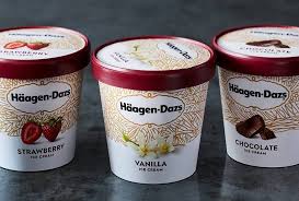 Ice cream is made of molecules of fat suspended in a structure of water, sugar and ice. Haagen Dazs Isn T European And We Re Completely Shocked