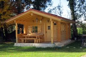 Gartenblockhaus Aus Rundstammen Oder Vierkantbalken Bauen