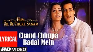 Chand Chhupa Badal Mein Lyrical Video Hum Dil De Chuke Sanam Salman Khan Aishwarya Rai