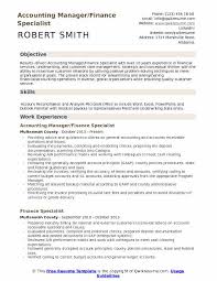 Finance Specialist Resume Samples Qwikresume