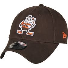 New vintage cleveland browns snapback hat cap brown orange spellout drew pearson. Men S Cleveland Browns Brown Throwback Logo Relaxed Fitted Hat Cleveland Sports Shop