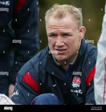 England's Neil Back during training with the rugby squad at Pennyhill Park  Hotel, Bagshot, Surrey, before Saturday's LLoyds TSB Six Nations match  against Ireland at Twickenham. 15/03/04: The 35-year-old Leicester flanker  has,