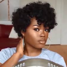 Round faces for black women blend perfectly with this hairstyle. Short Natural Haircuts For Black Females With Round Faces 30