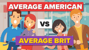 The english language was first introduced to the americas by british colonisation, beginning in the late 16th and early 17th centuries. Average American Vs Average British Person How Do They Compare People Comparison Youtube