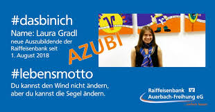 Dasbinich Laura Gradl Neue Azubine Raiffeisenbank Auerbach Freihung Facebook