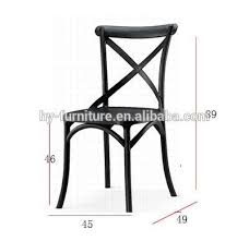 High Quality New Design Black Pp Plastic Cross Back Dining Chairs X Plastic Chairs For Dining Room Plastic Dining Chairs Cross Back Dining Chairs Plastic Chair