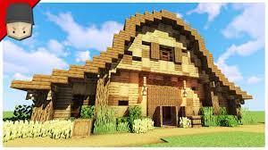 How to build a minecraft barn creative building. How To Build A Barn Stables In Minecraft Minecraft Build Tutorial Youtube