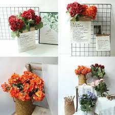 1 Bunch Of Seven Headed Simulation Begonia Bouquet Home Decor Wedding Fake Flowe Fashion Home Garden Home Bouquet Home Decor Wedding Decorations Home Decor