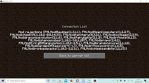 That means that these mods for some reason rejected the connection to the server based on the server's mods. Mod Rejections Please Help Mods Modpacks Aternos Community