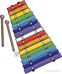 Xylophone Cartoon Art Is Perfect For The Musically Inclined Xylophone Cartoon Art Vinyl Sticker