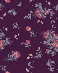 Stripe pattern, repeating, continuous, conventional, foliated and floral. Floral Pattern Tumblr Pixel Art Floral Pattern Iphone Background Wallpaper