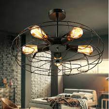 If you choose one of hunter's viintage ceiling fans with light, you'll find that led bulbs can deliver crisp or ambient lighting. Black White Wrought Iron Cage Ceiling Lights Creative Art Diamond Ceiling Lamps Vintage Fan Ceiling Light Black White Light Wand Light Cosplaylight Exercise Aliexpress