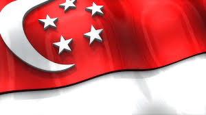 On the left side of the upper red stripe, symbols. 26 Singapore Flag Wallpapers On Wallpapersafari