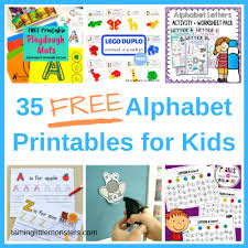 Thank you karen for your free printables. Free Alphabet Printables For Kids Taming Little Monsters