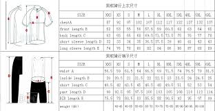 Craft Jersey Sizing Chart Crafting