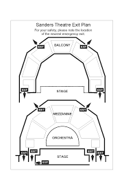 sanders theatre seating charts office for the arts at harvard