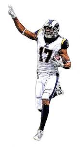Robert Woods Rams Wr Robert Wood Football Illustration Nfl Football