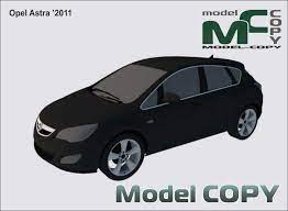 Opel Astra 2011 3d Model Model Copy Opel 3d Model Model