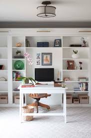 Jennifer and sean didd a lovely home office makeover using mainly ikea items. Office Makeover Reveal Ikea Hack Built In Billy Bookcases Southern Revivals