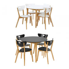 From the forests of northern wisconsin, you'll love how they add a rustic element to your existing home decor. Fiesta Dining Set Birchwood Black Clanbay
