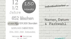 Petersilienhochzeit spruche gedichte ideen fur geschenke also was würdet ihr euch wünschen oder habt ihr ideen? Bild Zum 12 1 2 Hochzeitstag 4 563 Tage Geschenk Zur Petersilienhochzeit Mit Name Datum Party Dekoration Bullet Journal