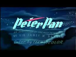 Peter Pan The Second Star To The Right German Peter Pan Peter Pan Disney Title Card