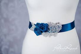 G11 Brautgurtel Bridal Gown Brautgurtel Hochzeit Kleid Band Gurtel Bridal Belt Edel Spitze Bluten Wedding Dress Brautgurtel Hochzeitskleid Blau Hochzeitskleid Gurtel