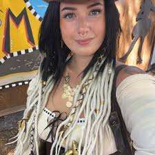 Alice Dreads Wolle ombre doppelendige Dreadlocks DE Dreads schwarz blau  silber grau grau gewickelt Akzente Boho Chic