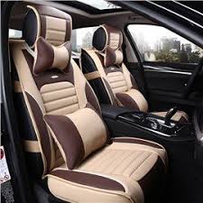 Classic Sport Style Contrasting Colors Design Universal Five Car Seat Cover Car Seats Leather Car Seat Covers Custom Car Seat Covers
