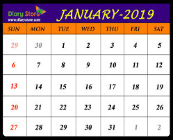 January 2019 calendar malaysia with holidays. January 2019 Calendar All Countries Holidays List Global Holidays Diary Store