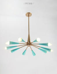 Nordic Modern Sputnik Metal Shade Chandelier Aged Brass Finish E14 Ceiling Lamp Ebay