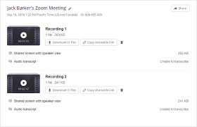 Using Audio Transcription For Cloud Recordings Zoom Help Center
