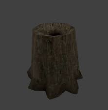 Tree Trunk 3d Model Obj Model Tree Trunk Trunks