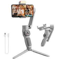 Estabilizador Gimbal Para Celular Zhiyun Smooth Q3 Com Luz Led Embutida -  Optisom