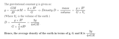 Jul 01, 2020 · step 1: 21 Calculate The Average Density Of The Earth In Terms Of G G And R
