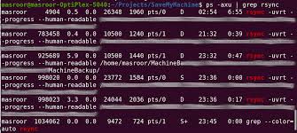 I've successfully used the following command suggested by another stackoverflow user Backup Why Do Rsync Processes Keep Running Even After Killed By Ctrl C Ask Ubuntu