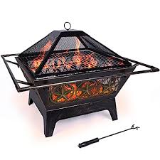We did not find results for: Buy Project One Galaxy Heavy Duty Fire Pit 32 Inch Steel Large Square Wood Burning Patio Or Backyard Firepit Weighs 30 Pounds Cooking Grill Grate Spark Screen And Fireplace Poker