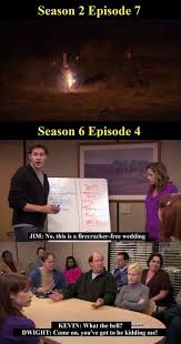 24 Little Details That Will Make You Appreciate The Office Even More The Office Jim The Office Seasons The Office Wedding