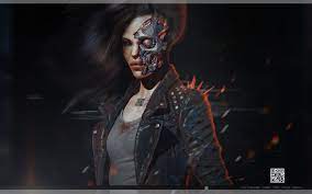 Girl With Metal Skull Denis Rutkovsky Metal Skull Girl Shadowrun