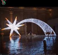 Navidad Commercial Christmas Decorations 3m Large 3D Star ...
