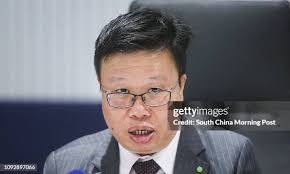 Vice Chair of Deloitte China, Derek Lai Kar-yan at a media briefing... News  Photo
