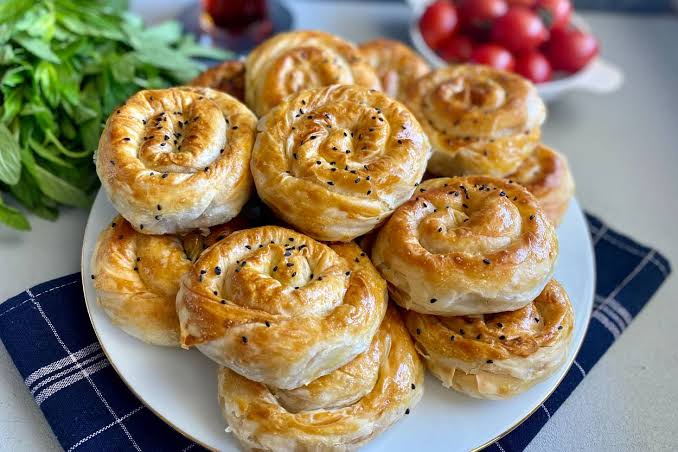 Rose-Shaped Pastry