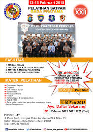 Mengatur menjaga mengawal dan patroli turjawali. Putra Tidar Perkasa Pt Putra Tidar Perkasa Membuka Pendaftaran Pelatihan Gada Pratama Angkatan Ke Xxii Yang Diselenggarakan Oleh Ptp Training Center Pada Tanggal 13 15 Februari 2018 Tujuan Pelatihan