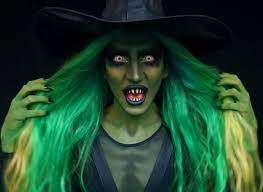 Ideen Fur Halloween Schminke Hexen Make Up Mit Grusel Effekt