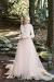 Lace Long Sleeve Lace Blush Wedding Dress