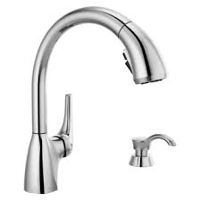 single handle kitchen faucets delta